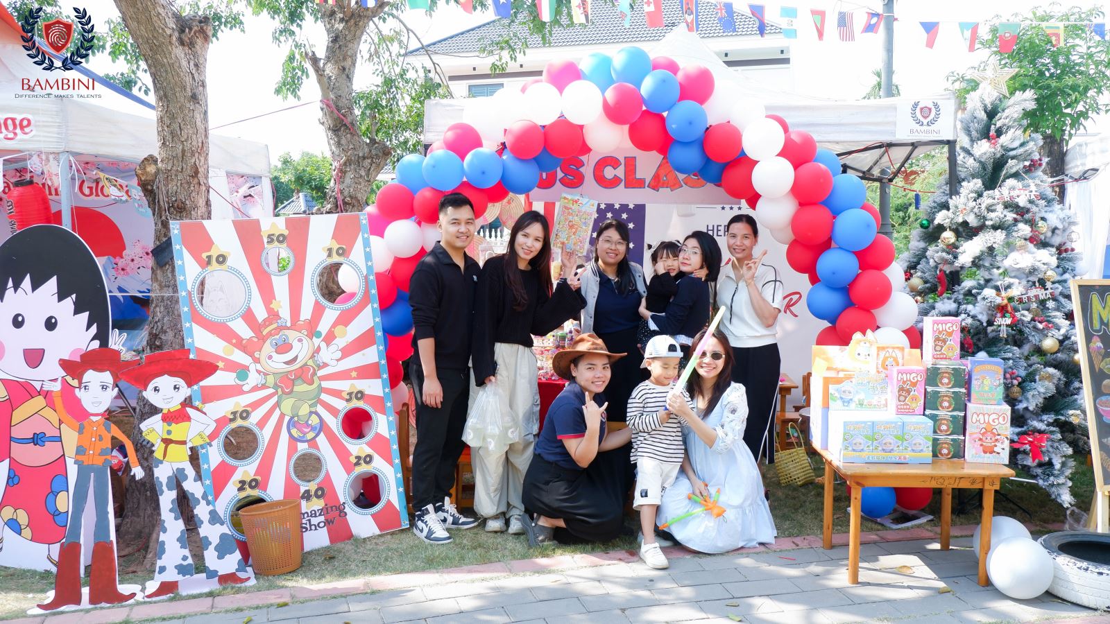 Gian hàng trải nghiệm lớp US